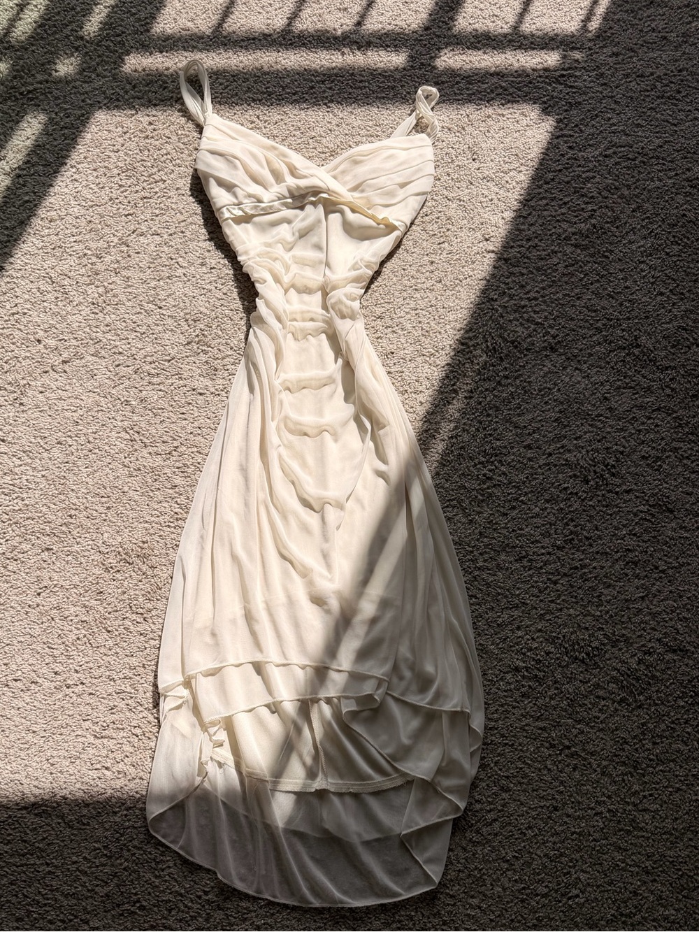 Y2K early 2000s Ruby Rox Cream Dress